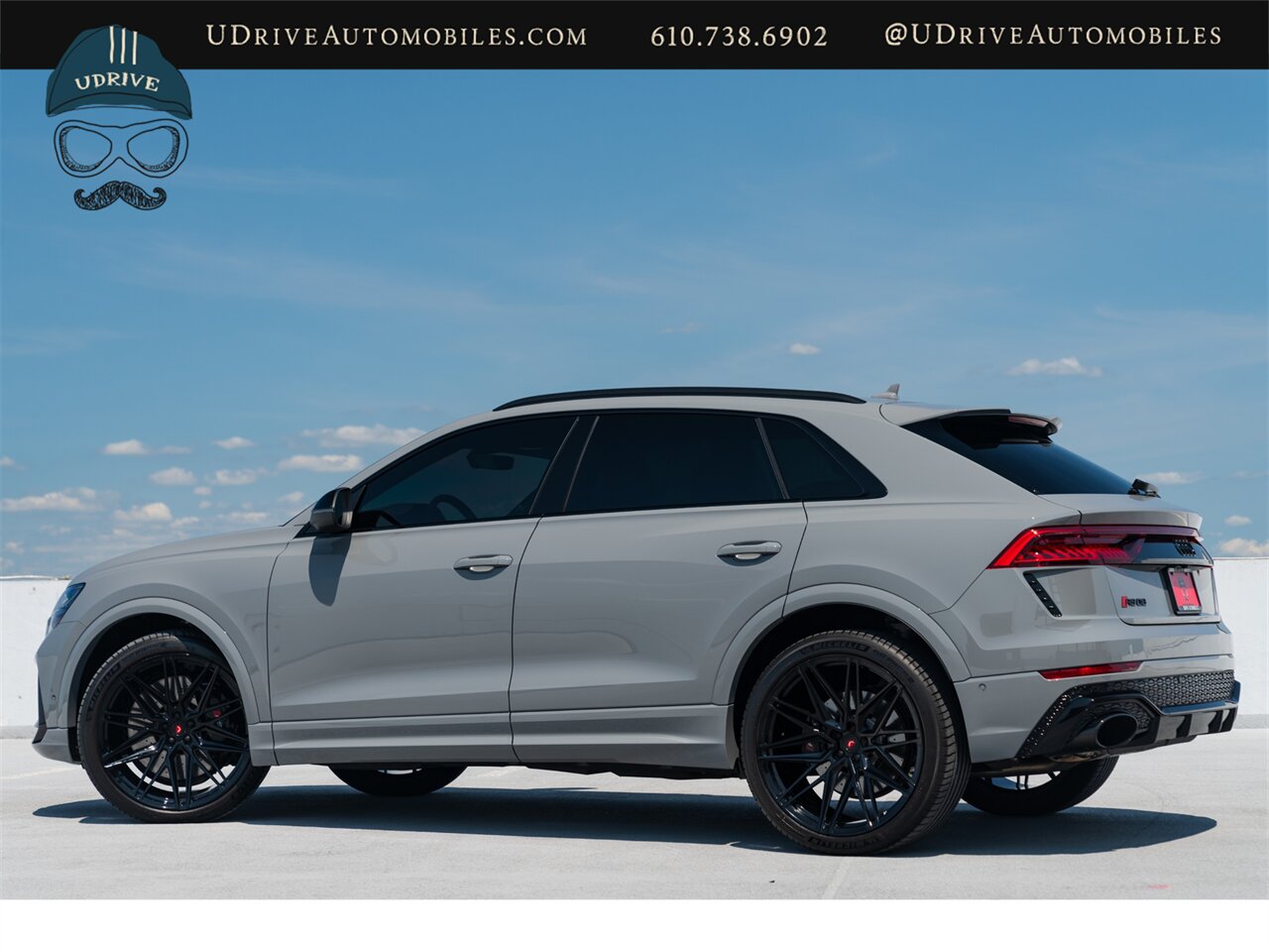 2023 Audi RS Q8 4.0T quattro  Nardo Gray Black Optic Package Warranty 4k Miles - Photo 4 - West Chester, PA 19382