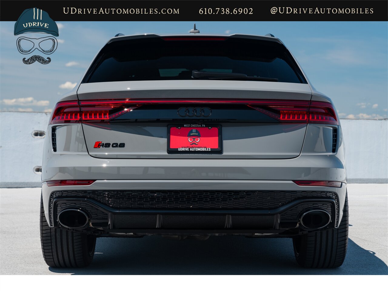 2023 Audi RS Q8 4.0T quattro  Nardo Gray Black Optic Package Warranty 4k Miles - Photo 16 - West Chester, PA 19382