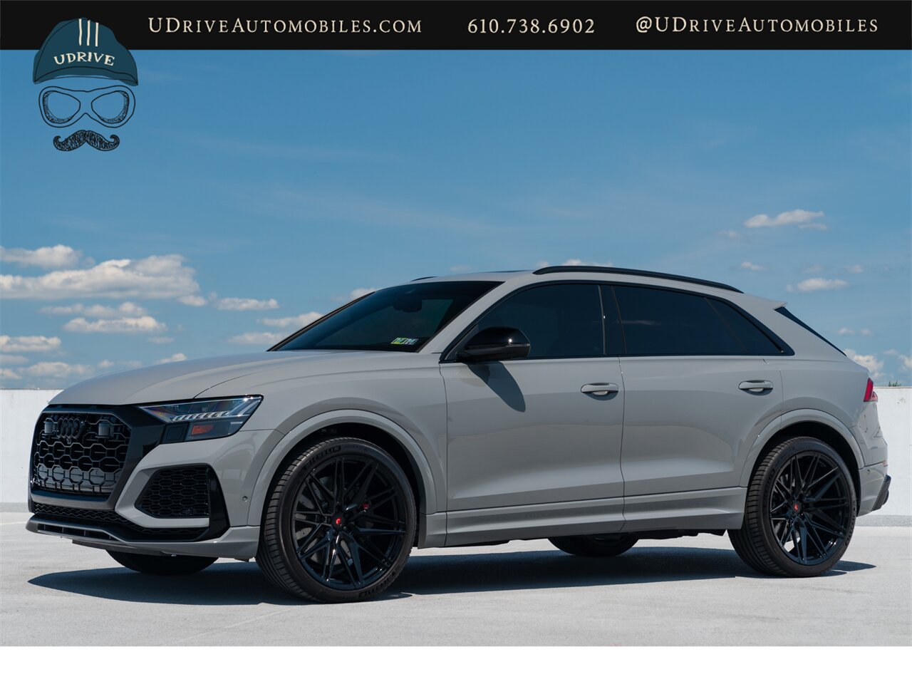 2023 Audi RS Q8 4.0T quattro  Nardo Gray Black Optic Package Warranty 4k Miles - Photo 9 - West Chester, PA 19382