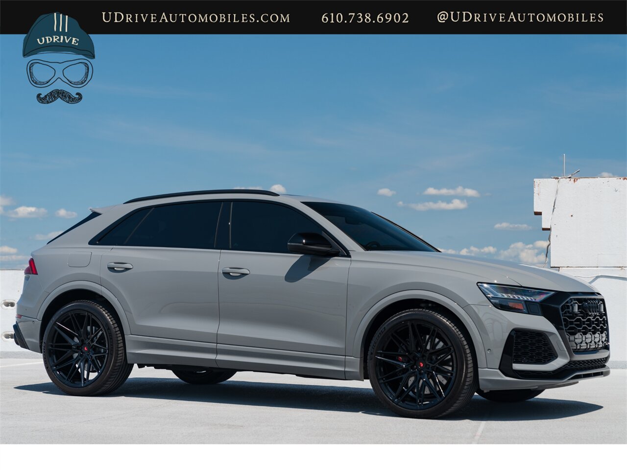 2023 Audi RS Q8 4.0T quattro  Nardo Gray Black Optic Package Warranty 4k Miles - Photo 13 - West Chester, PA 19382