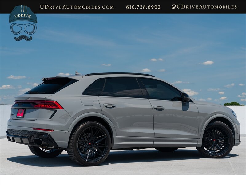 2023 Audi RS Q8 4.0T quattro  Nardo Gray Black Optic Package Warranty 4k Miles
