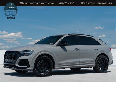 2023 Audi RS Q8 4.0T quattro  Nardo Gray Black Optic Package Warranty 4k Miles SUV