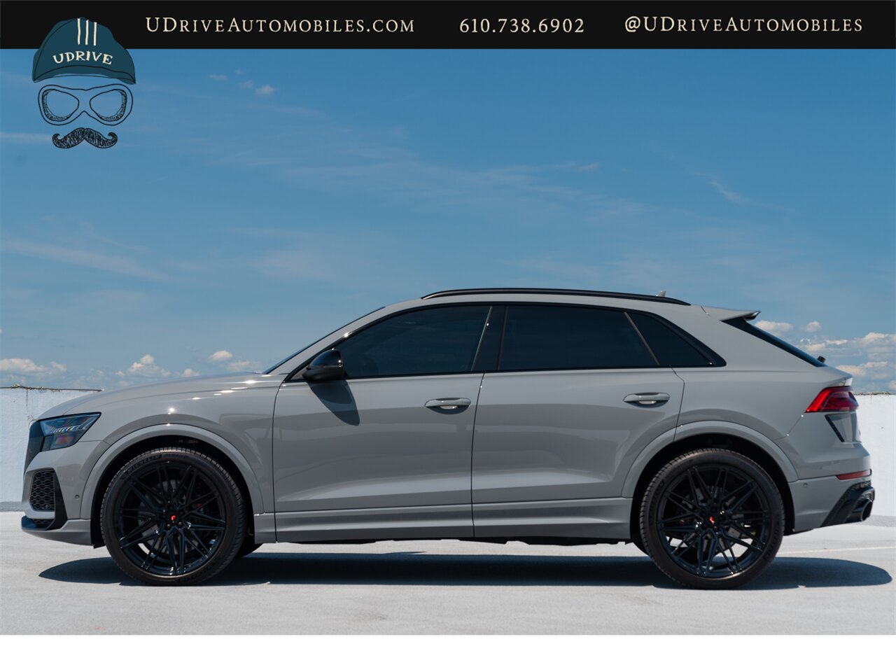 2023 Audi RS Q8 4.0T quattro  Nardo Gray Black Optic Package Warranty 4k Miles - Photo 8 - West Chester, PA 19382