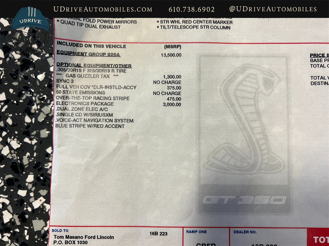 2016 Ford Mustang Shelby GT350R  1 Owner 200 Miles Blue Stripe with Red Accent Electronics Pkg - Photo 68 - West Chester, PA 19382