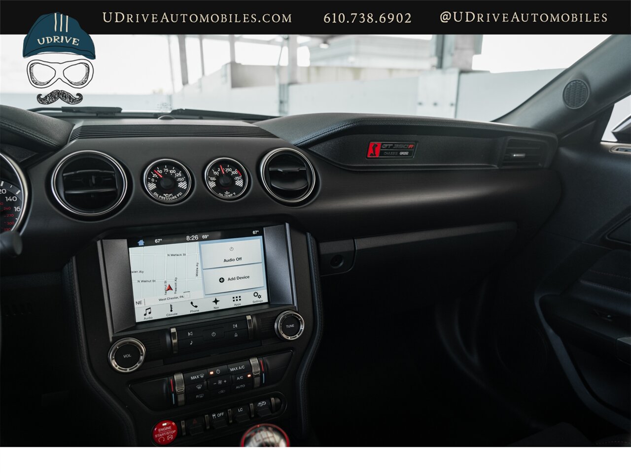 2016 Ford Mustang Shelby GT350R  1 Owner 200 Miles Blue Stripe with Red Accent Electronics Pkg - Photo 39 - West Chester, PA 19382