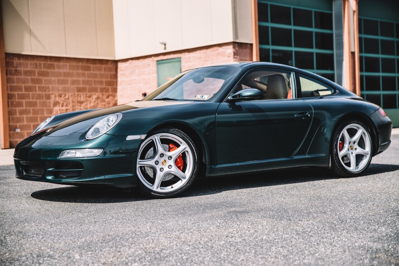 2007 Porsche 911 911S Tiptronic Coupe Serv Hist Forest Green