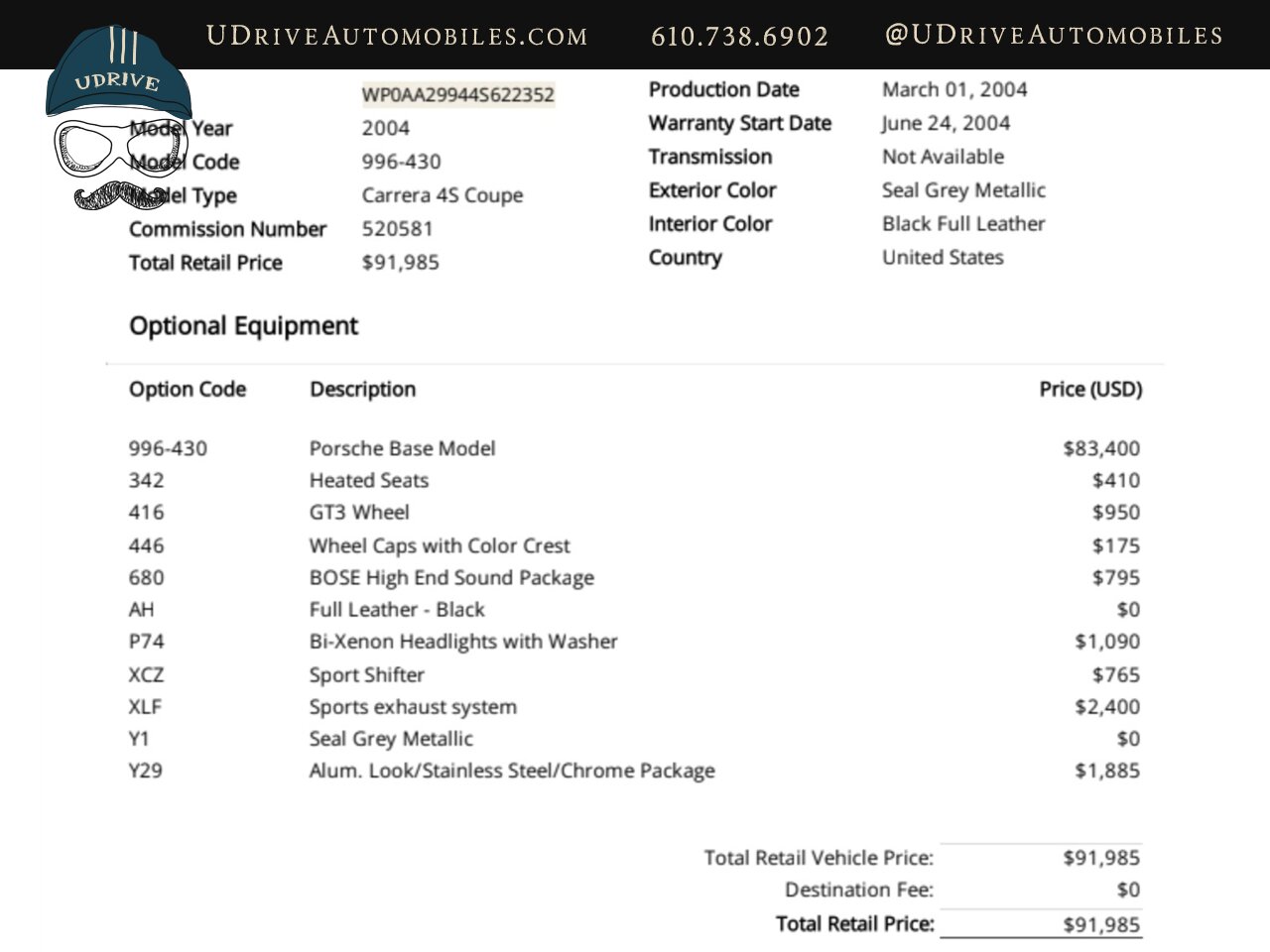 2004 Porsche 911 Carrera 4S GT3 Wheels Sport Exhaust Sport Shifter IMS Upgrade - Photo 7 - West Chester, PA 19382