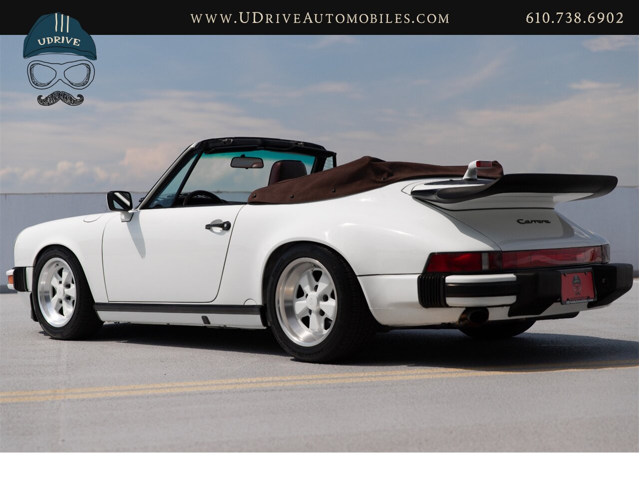 1987 Porsche 911 Carrera Cabriolet G50 5 Speed Sport Seats  Locking Differential Front Rear Spoilers Sport Shocks White Fuchs - Photo 22 - West Chester, PA 19382