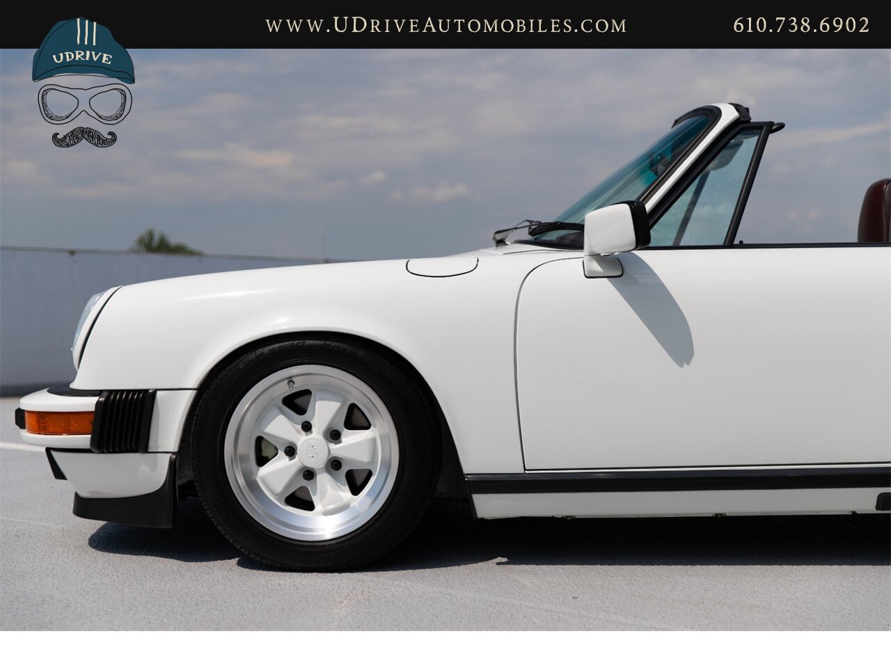 1987 Porsche 911 Carrera Cabriolet G50 5 Speed Sport Seats  Locking Differential Front Rear Spoilers Sport Shocks White Fuchs - Photo 9 - West Chester, PA 19382