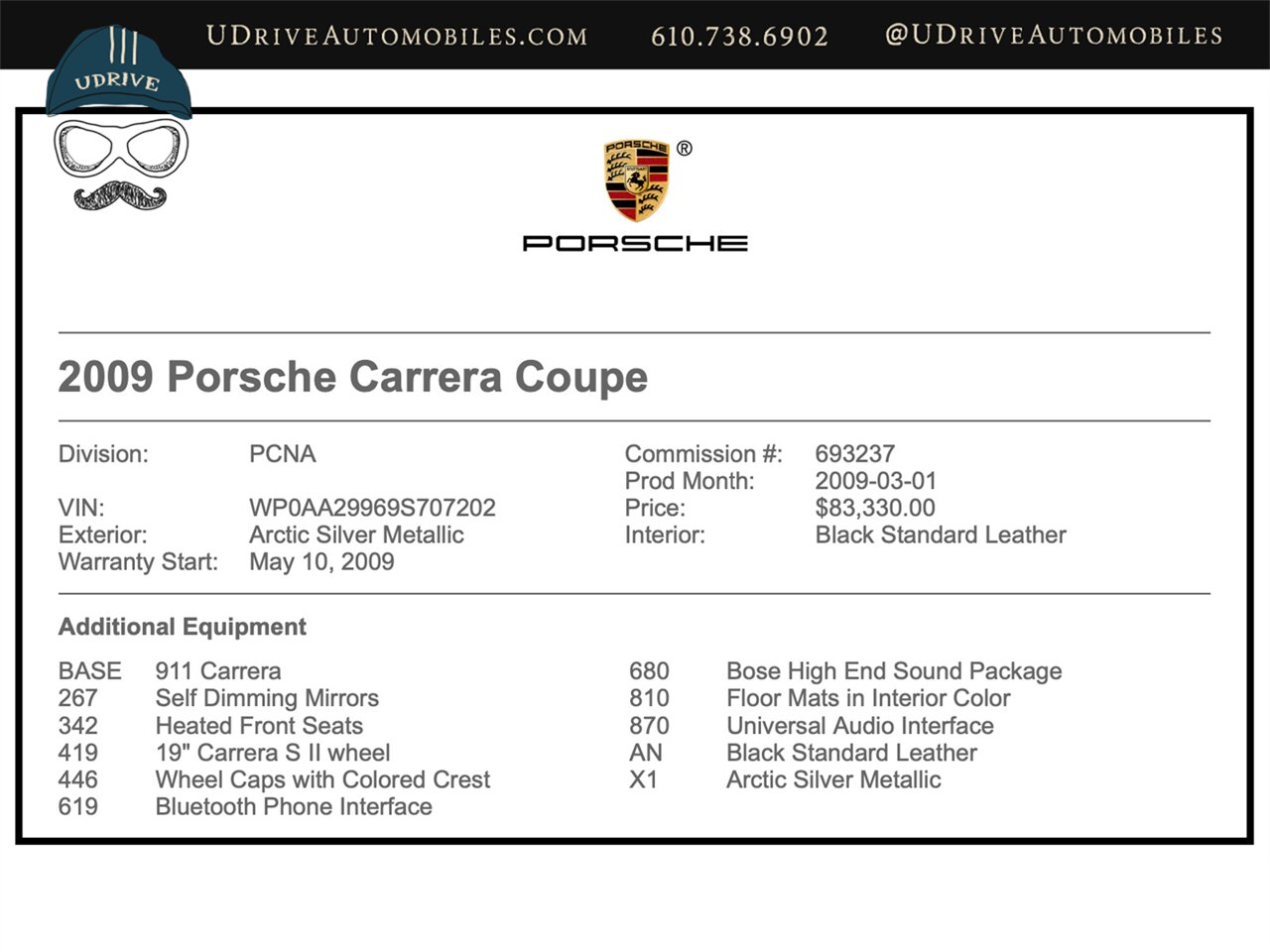 2009 Porsche 911 Carrera  997.2 6 Speed Manual - Photo 2 - West Chester, PA 19382