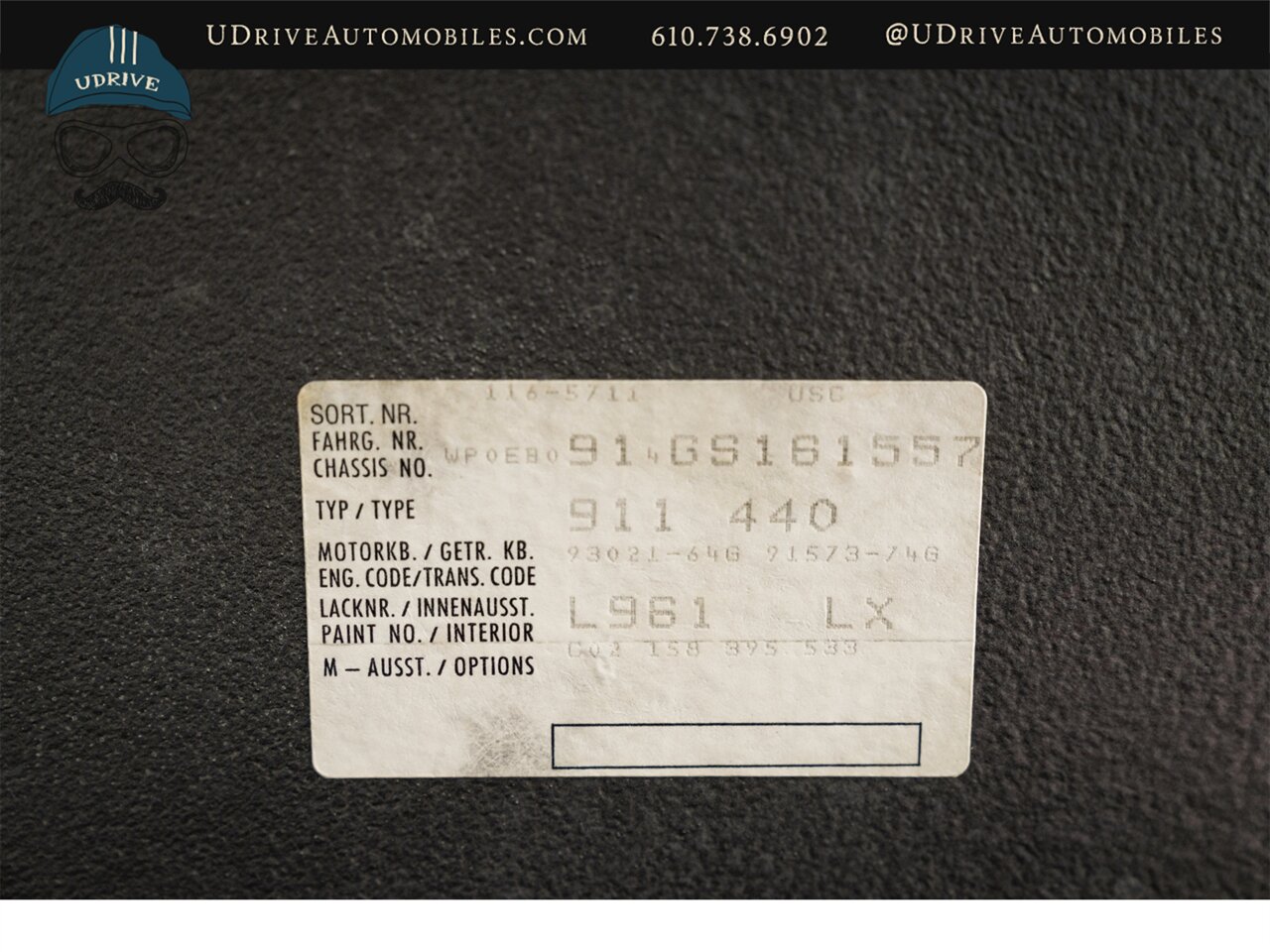 1986 Porsche 911 Carrera Targa 1 Owner Detailed Service History Rare Colorway $26k in Recent Receipts - Photo 69 - West Chester, PA 19382