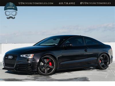2015 Audi RS 5 4.2 quattro  Black Optics Package Rare Panther Black Crystal Effect Coupe
