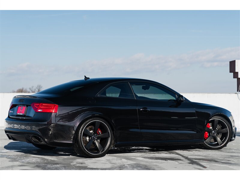 2015 Audi RS 5 4.2 quattro  Black Optics Package Rare Panther Black Crystal Effect