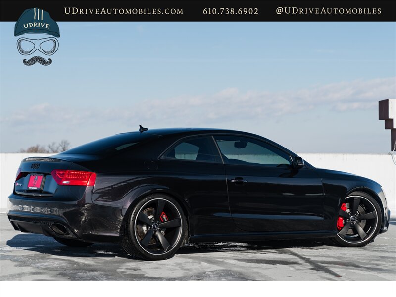 2015 Audi RS 5 4.2 quattro  Black Optics Package Rare Panther Black Crystal Effect