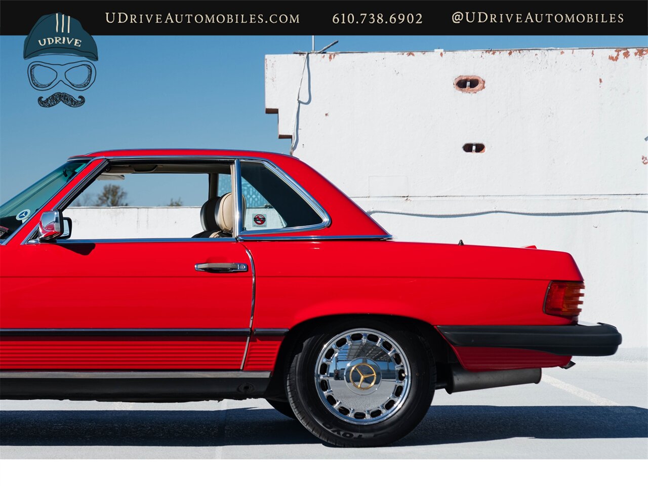 1988 Mercedes-Benz 560SL Signal Red Detailed Service History - Photo 38 - West Chester, PA 19382