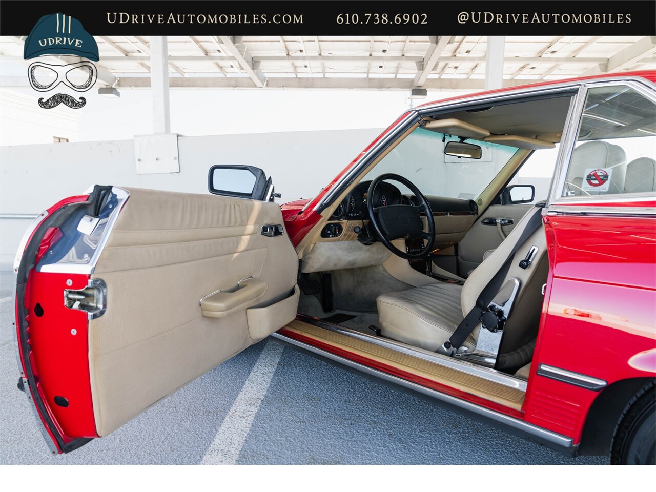 1988 Mercedes-Benz 560SL Signal Red Detailed Service History - Photo 40 - West Chester, PA 19382