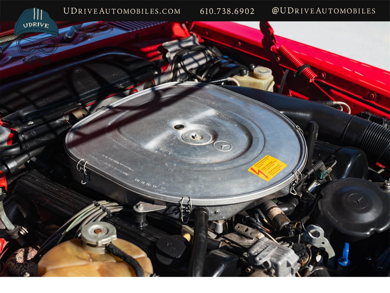 1988 Mercedes-Benz 560SL Signal Red Detailed Service History - Photo 73 - West Chester, PA 19382