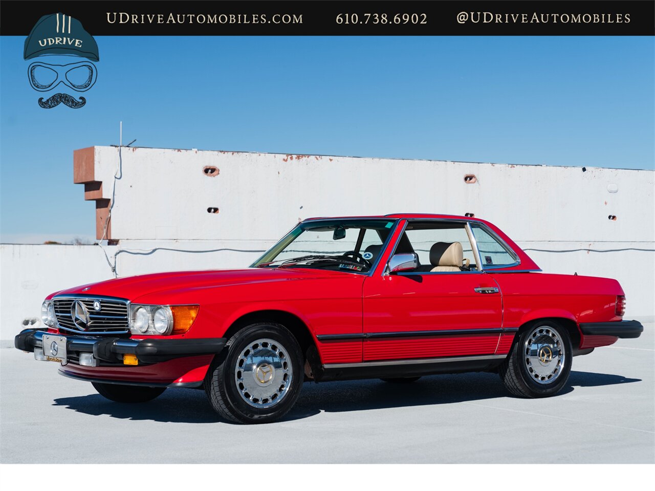 1988 Mercedes-Benz 560SL Signal Red Detailed Service History - Photo 18 - West Chester, PA 19382