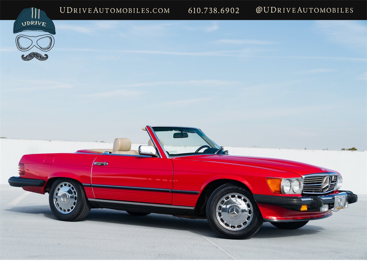 1988 Mercedes-Benz 560SL Signal Red Detailed Service History - Photo 8 - West Chester, PA 19382
