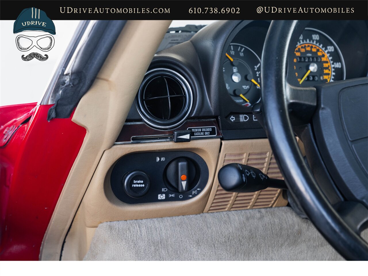 1988 Mercedes-Benz 560SL Signal Red Detailed Service History - Photo 50 - West Chester, PA 19382