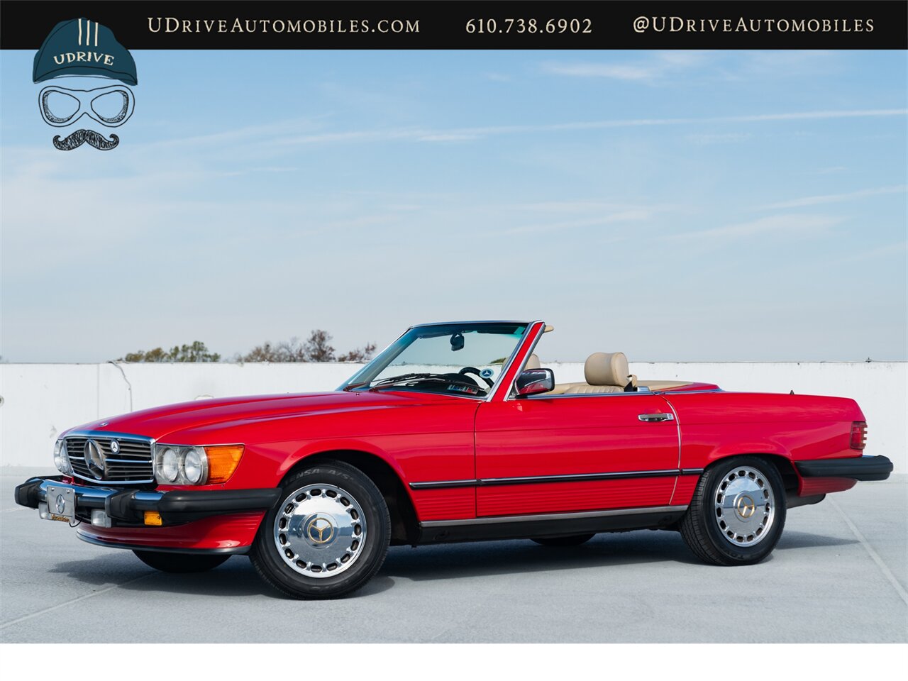 1988 Mercedes-Benz 560SL Signal Red Detailed Service History - Photo 5 - West Chester, PA 19382