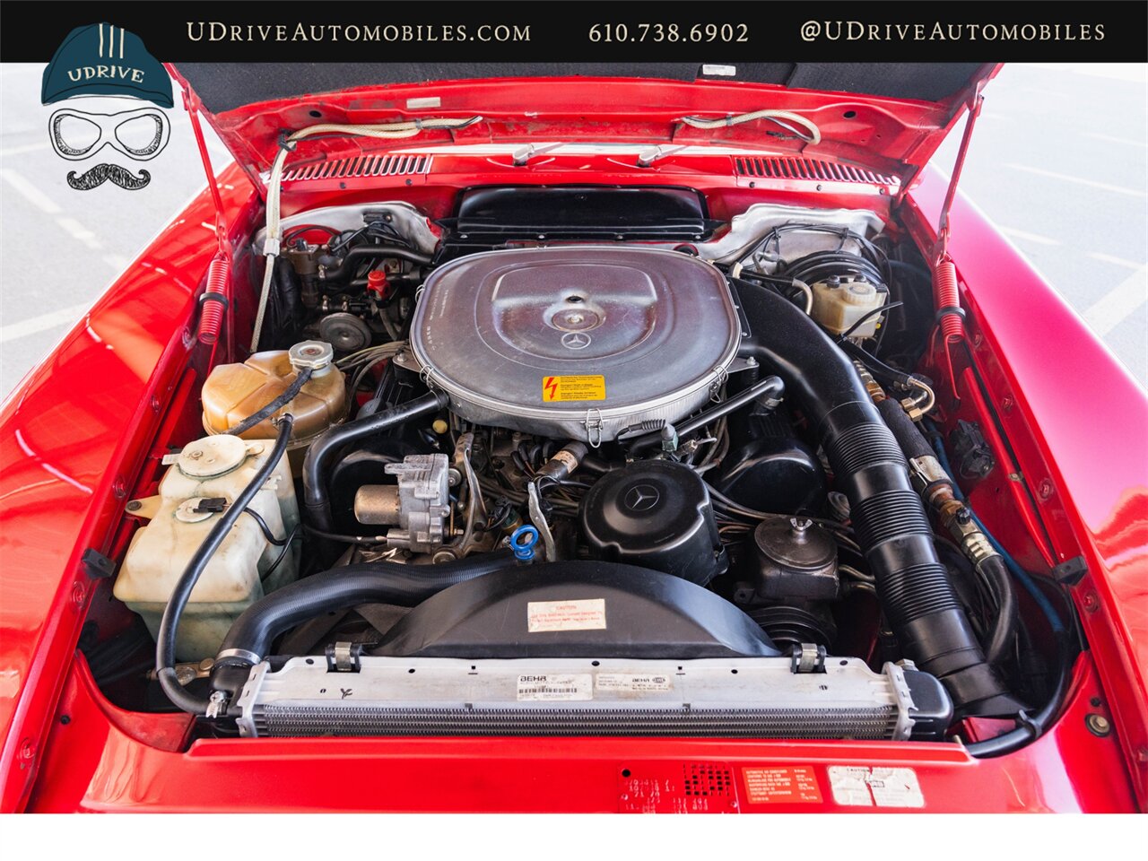1988 Mercedes-Benz 560SL Signal Red Detailed Service History - Photo 75 - West Chester, PA 19382