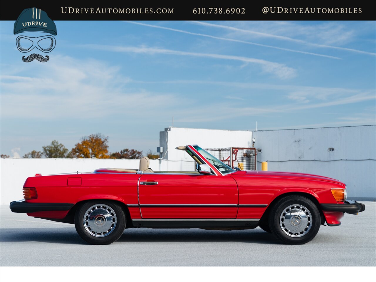 1988 Mercedes-Benz 560SL Signal Red Detailed Service History - Photo 29 - West Chester, PA 19382
