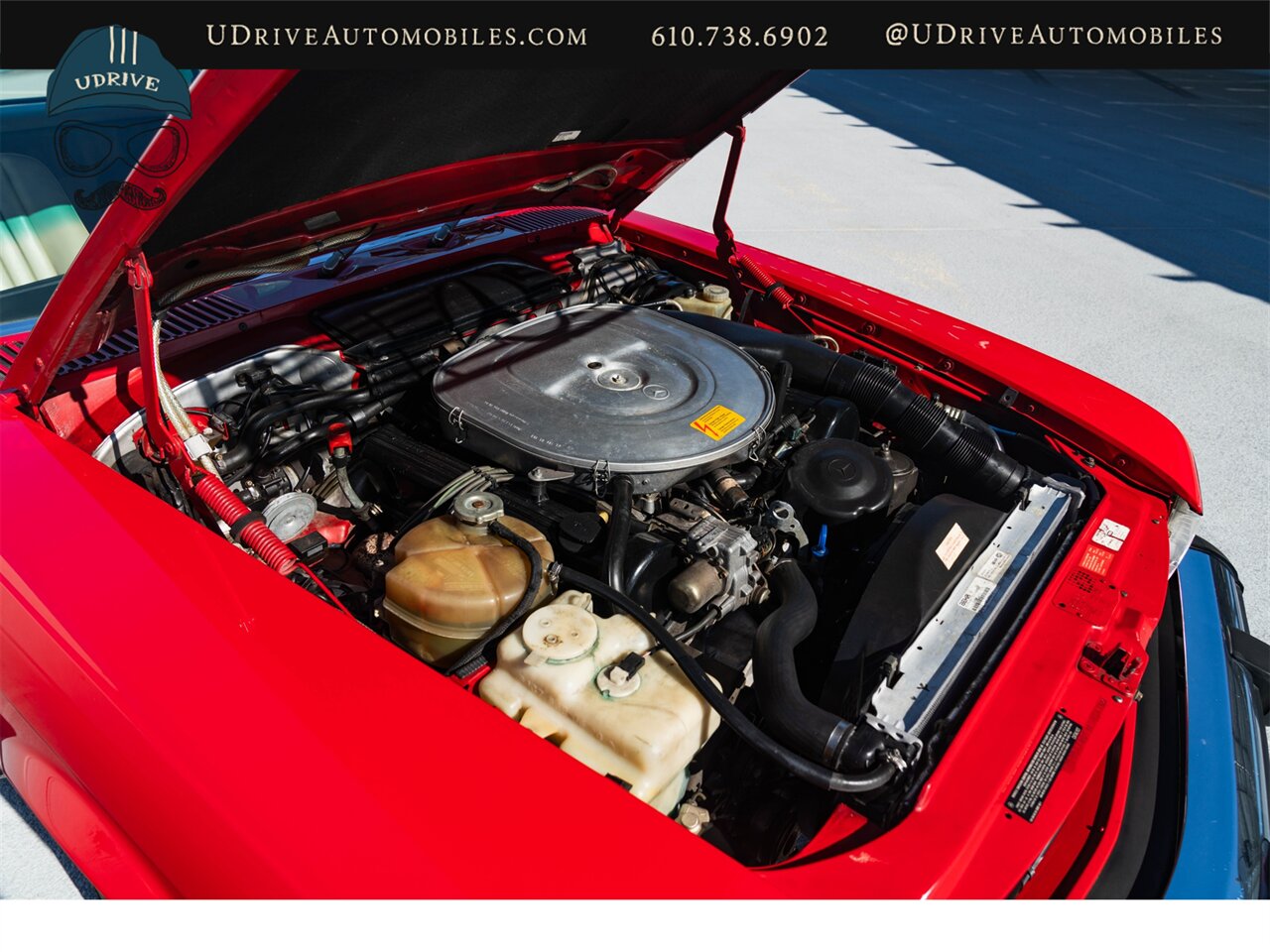 1988 Mercedes-Benz 560SL Signal Red Detailed Service History - Photo 72 - West Chester, PA 19382