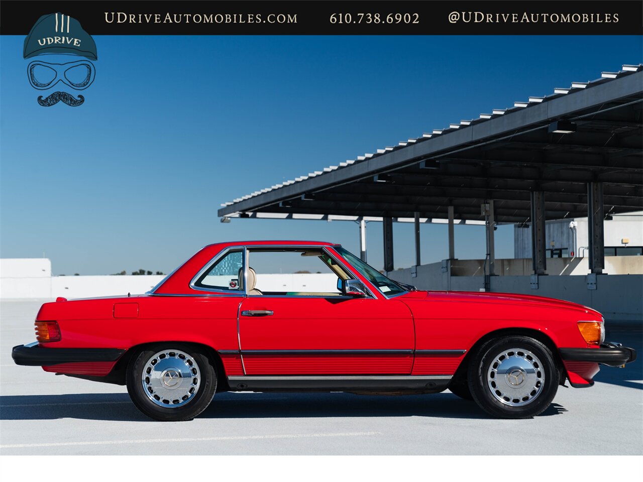 1988 Mercedes-Benz 560SL Signal Red Detailed Service History - Photo 30 - West Chester, PA 19382