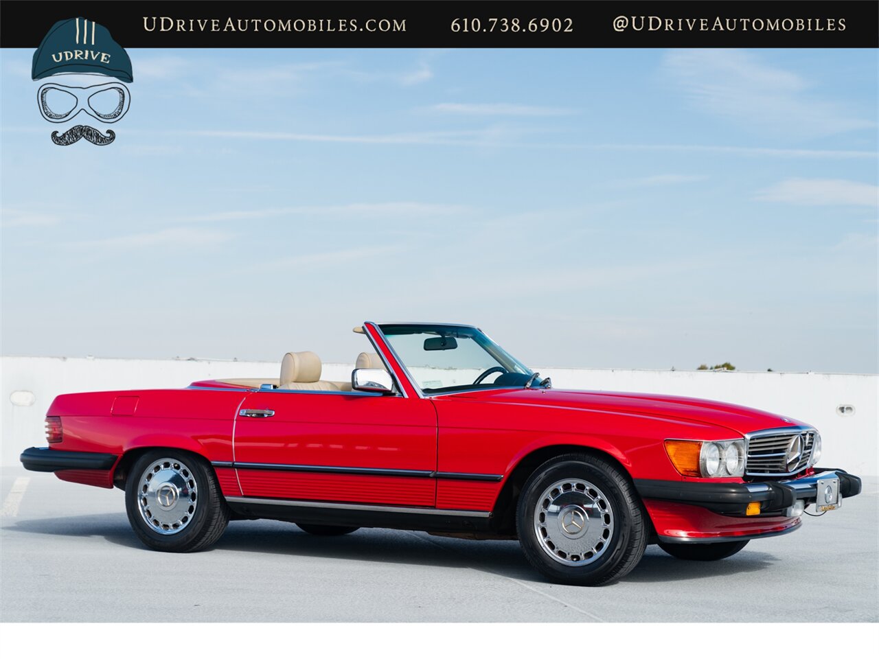 1988 Mercedes-Benz 560SL Signal Red Detailed Service History - Photo 26 - West Chester, PA 19382