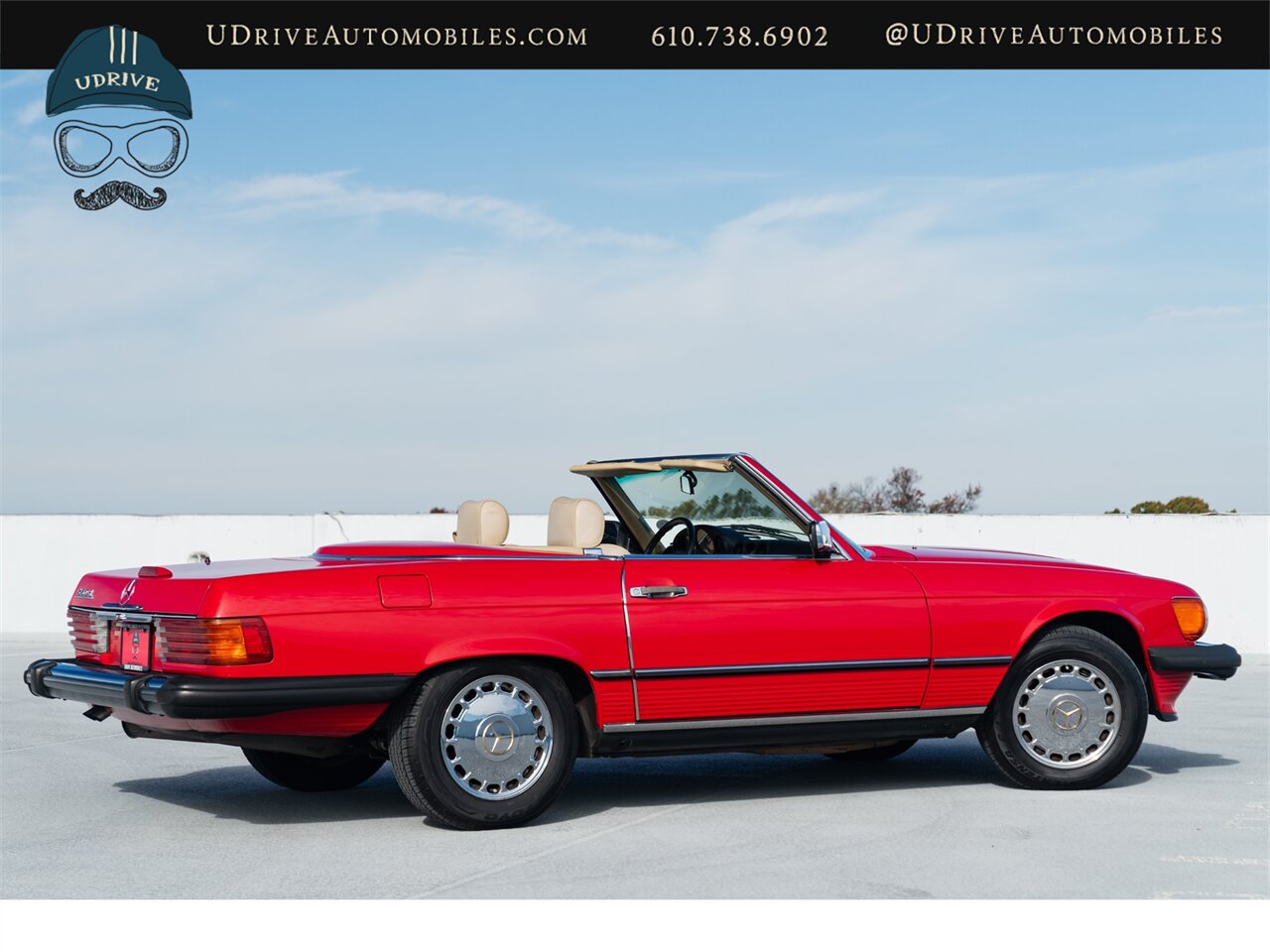 1988 Mercedes-Benz 560SL Signal Red Detailed Service History - Photo 6 - West Chester, PA 19382