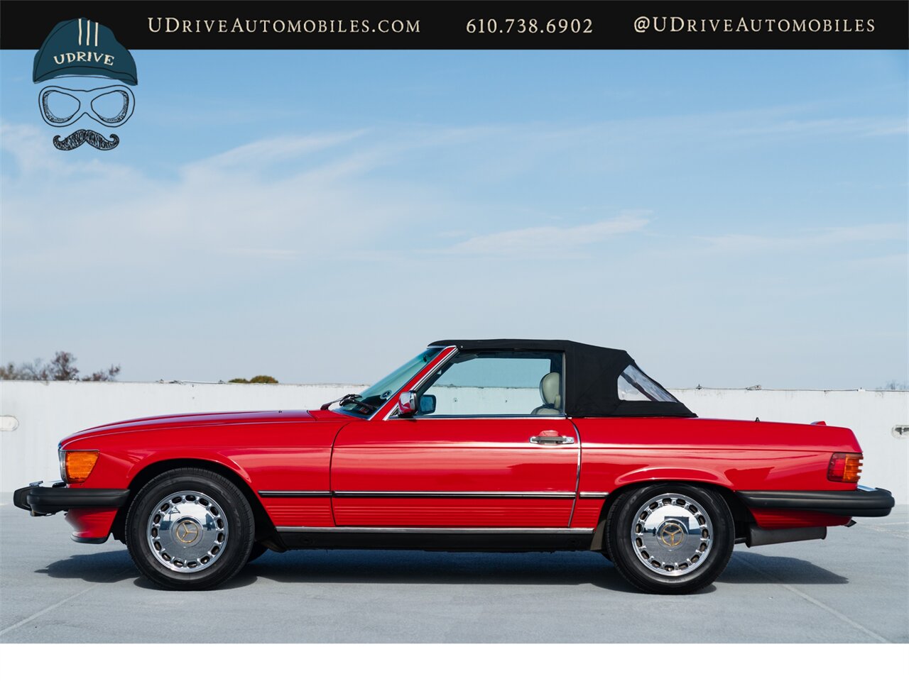 1988 Mercedes-Benz 560SL Signal Red Detailed Service History - Photo 13 - West Chester, PA 19382