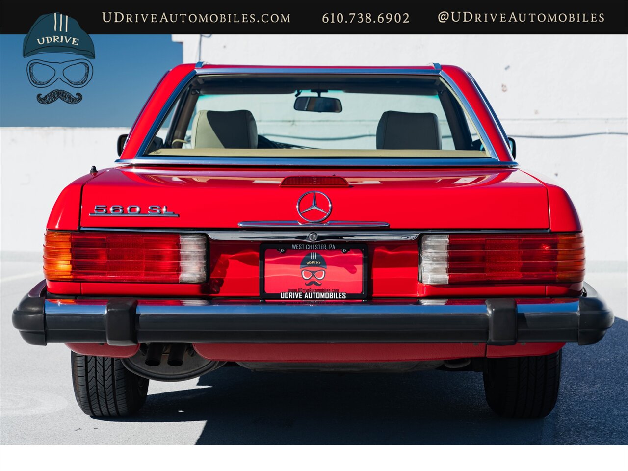 1988 Mercedes-Benz 560SL Signal Red Detailed Service History - Photo 35 - West Chester, PA 19382
