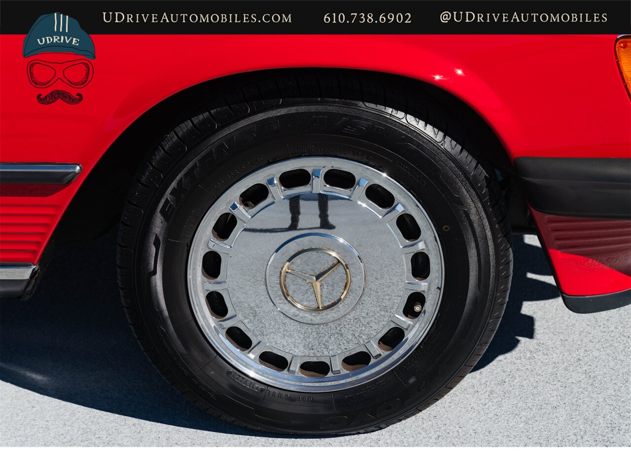 1988 Mercedes-Benz 560SL Signal Red Detailed Service History - Photo 91 - West Chester, PA 19382