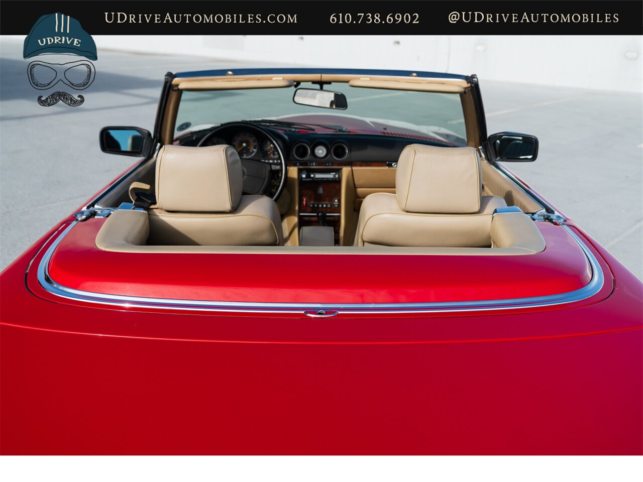 1988 Mercedes-Benz 560SL Signal Red Detailed Service History - Photo 103 - West Chester, PA 19382