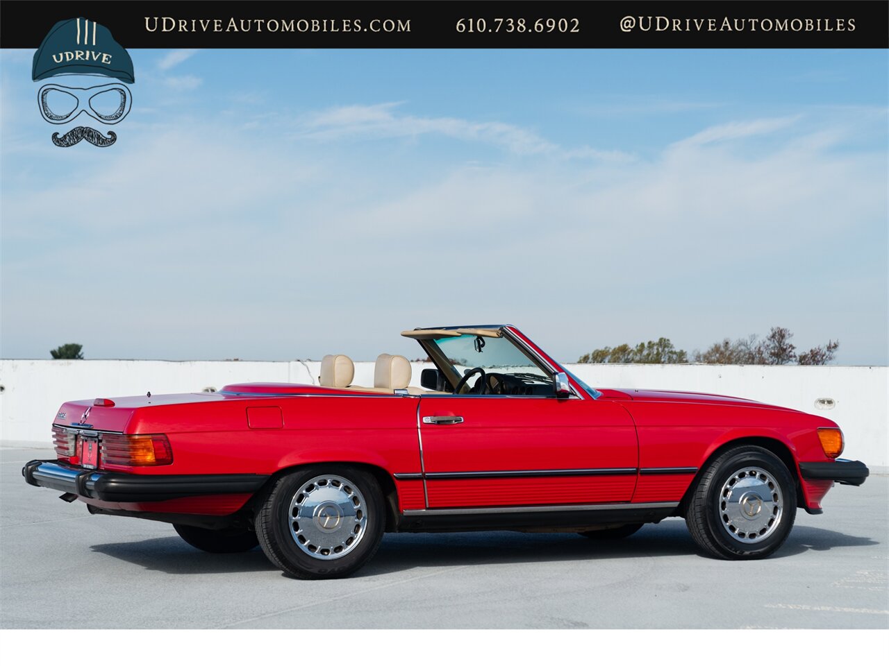 1988 Mercedes-Benz 560SL Signal Red Detailed Service History - Photo 32 - West Chester, PA 19382