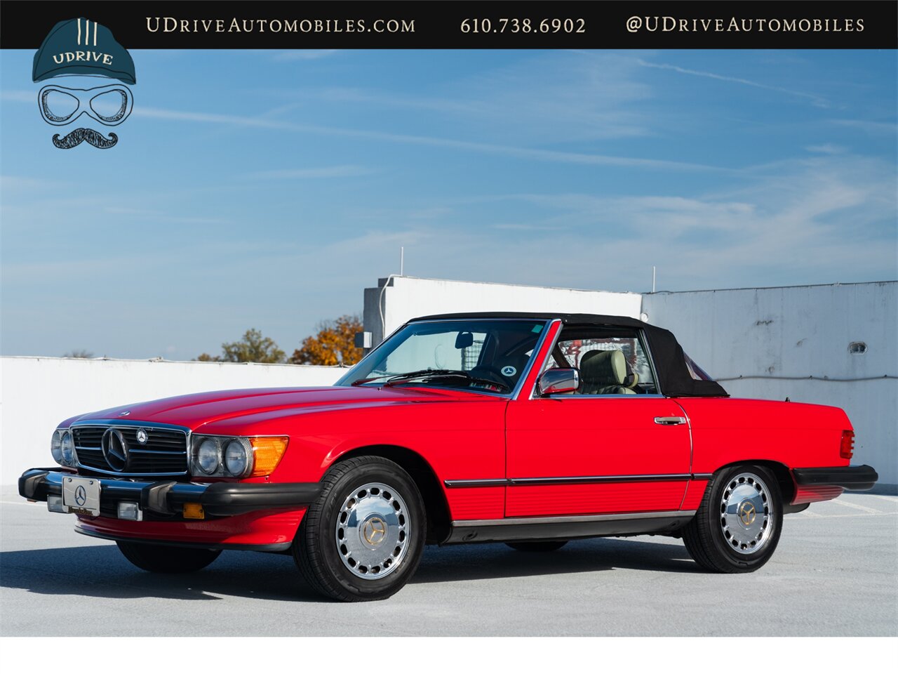 1988 Mercedes-Benz 560SL Signal Red Detailed Service History - Photo 92 - West Chester, PA 19382