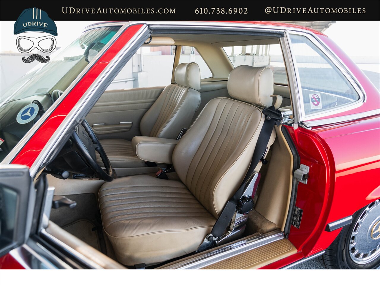 1988 Mercedes-Benz 560SL Signal Red Detailed Service History - Photo 10 - West Chester, PA 19382