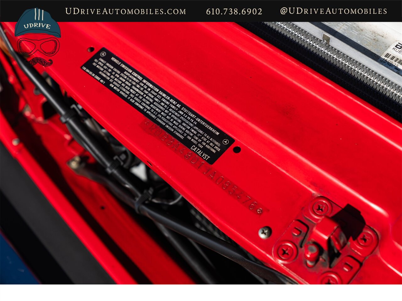 1988 Mercedes-Benz 560SL Signal Red Detailed Service History - Photo 79 - West Chester, PA 19382