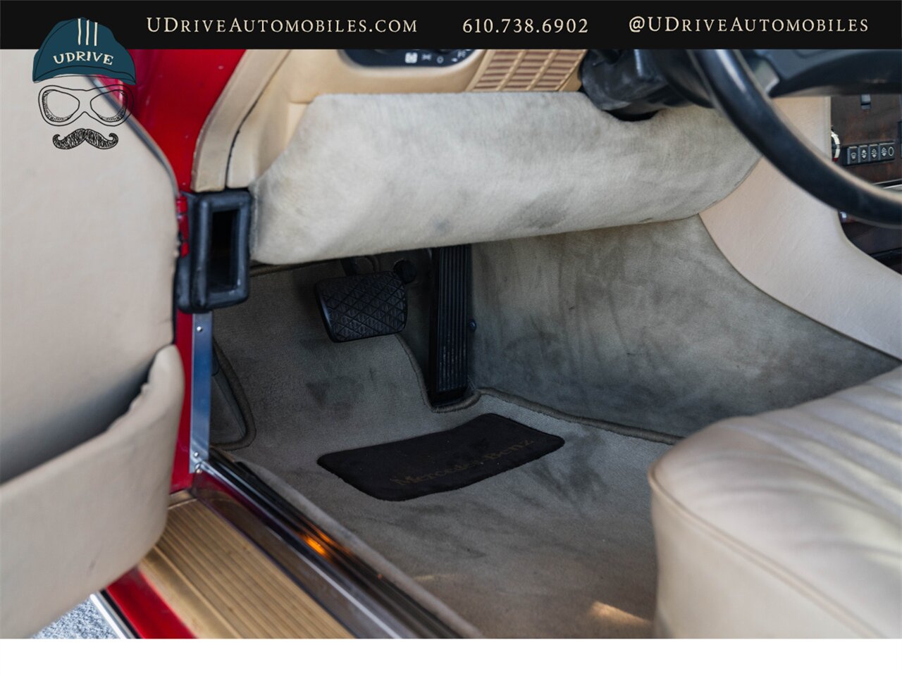 1988 Mercedes-Benz 560SL Signal Red Detailed Service History - Photo 49 - West Chester, PA 19382