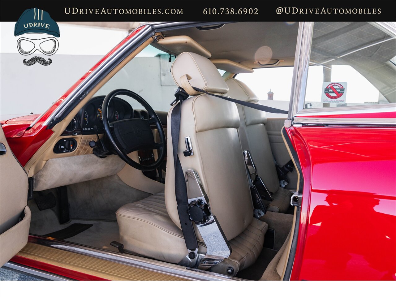 1988 Mercedes-Benz 560SL Signal Red Detailed Service History - Photo 68 - West Chester, PA 19382