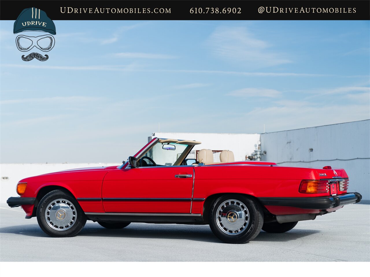 1988 Mercedes-Benz 560SL Signal Red Detailed Service History - Photo 7 - West Chester, PA 19382