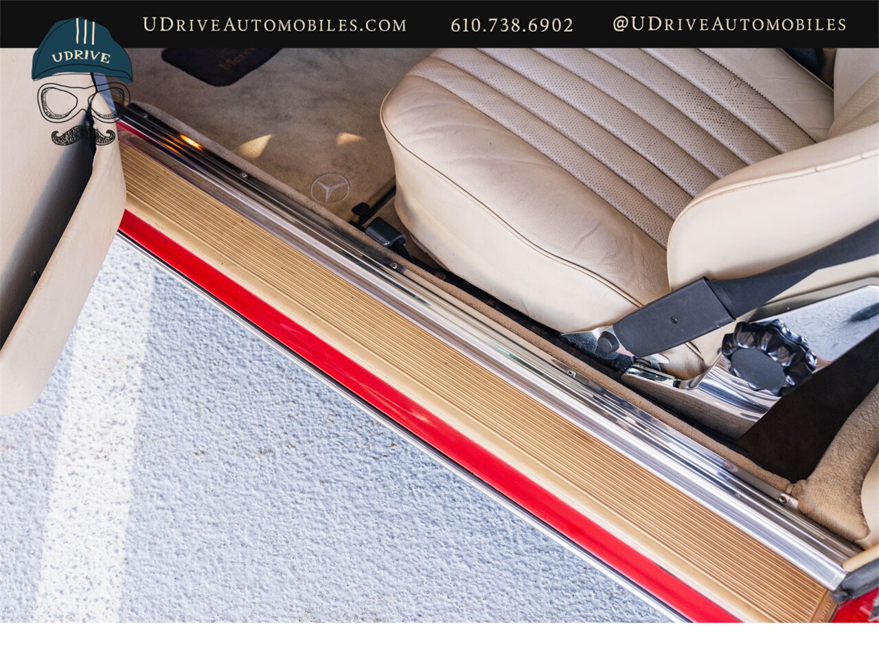 1988 Mercedes-Benz 560SL Signal Red Detailed Service History - Photo 48 - West Chester, PA 19382