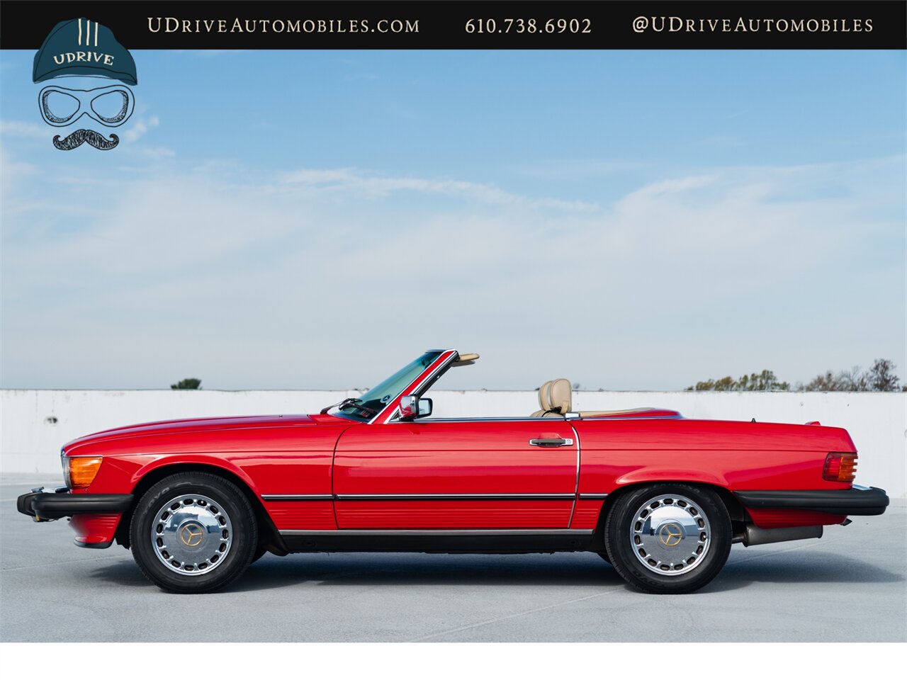 1988 Mercedes-Benz 560SL Signal Red Detailed Service History - Photo 12 - West Chester, PA 19382