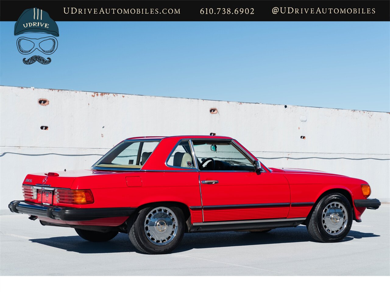 1988 Mercedes-Benz 560SL Signal Red Detailed Service History - Photo 33 - West Chester, PA 19382