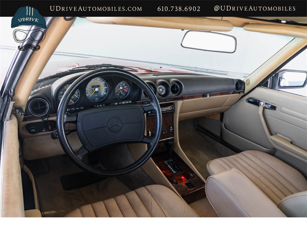 1988 Mercedes-Benz 560SL Signal Red Detailed Service History - Photo 9 - West Chester, PA 19382