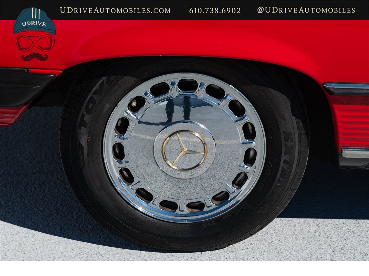 1988 Mercedes-Benz 560SL Signal Red Detailed Service History - Photo 90 - West Chester, PA 19382