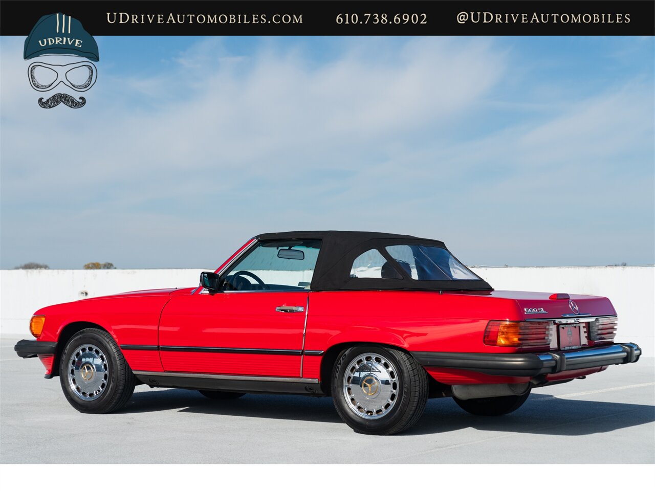 1988 Mercedes-Benz 560SL Signal Red Detailed Service History - Photo 95 - West Chester, PA 19382