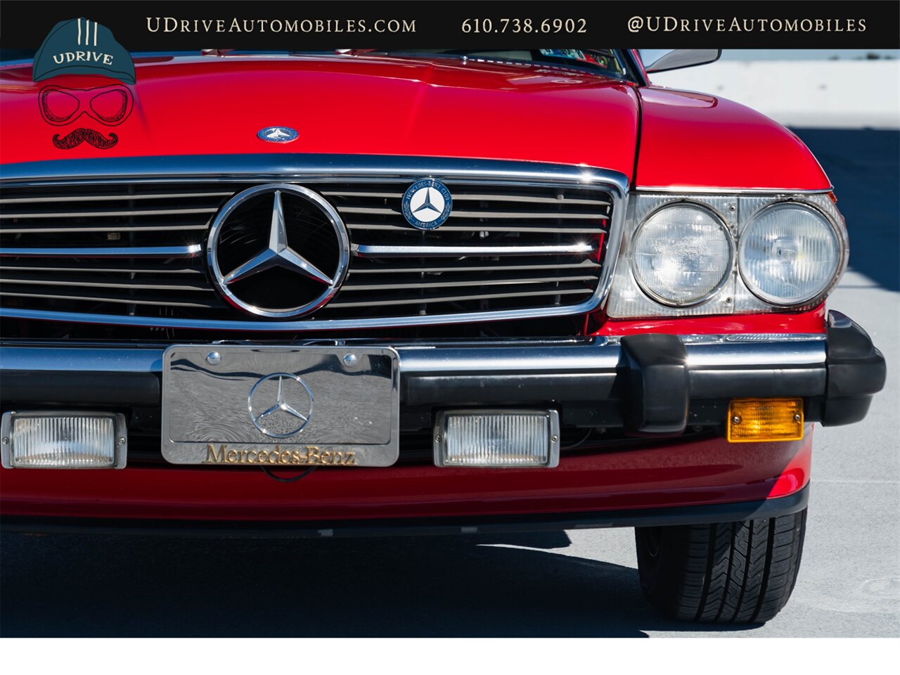 1988 Mercedes-Benz 560SL Signal Red Detailed Service History - Photo 20 - West Chester, PA 19382