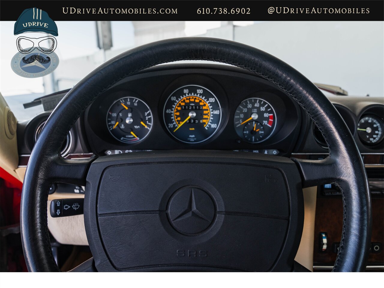 1988 Mercedes-Benz 560SL Signal Red Detailed Service History - Photo 53 - West Chester, PA 19382